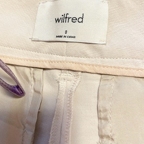 Wilfred Aritzia light cream pants, size 0 - Picture 3 of 3